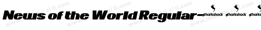 News of the World Regular字体转换